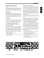 Предварительный просмотр 7 страницы Phonic XP 2000 User Manual