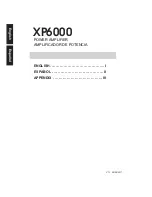 Preview for 2 page of Phonic XP6000 User Manual