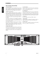 Preview for 6 page of Phonic XP6000 User Manual