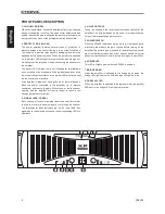 Предварительный просмотр 6 страницы Phonic XP6000 User Manual