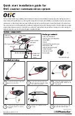 PhonicEar OtiC Quick Start Installation Manual preview