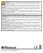 Preview for 36 page of Phonocar 0407 Series Instructions Manual