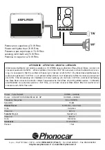 Предварительный просмотр 4 страницы Phonocar HI-TECH Series Assembling Instructions