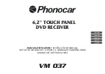 Phonocar VM 037 Instruction Manual preview