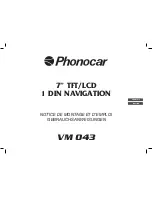 Предварительный просмотр 22 страницы Phonocar VM 043 Instruction Manual