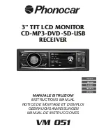 Phonocar VM 051 Instruction Manual preview