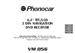 Phonocar VM 056 Instruction Manual предпросмотр