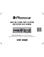 Phonocar VM 060 Instruction Manual preview