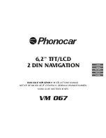 Phonocar VM 067 Instruction Manual предпросмотр