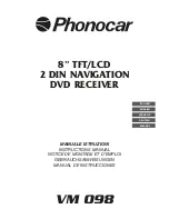 Preview for 1 page of Phonocar VM 098 Instruction Manual