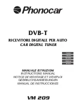 Phonocar VM 209 Instruction Manual preview