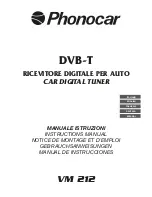 Phonocar VM 212 Instruction Manual предпросмотр