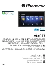 Phonocar VM013 Instruction Manual предпросмотр