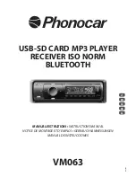 Phonocar VM063 Instruction Manual предпросмотр