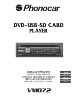 Phonocar VM072 Instruction Manual preview