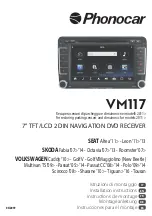 Preview for 1 page of Phonocar VM117 Installation Instructions Manual