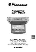 Phonocar VM192 Mounting Instructions preview