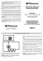 Preview for 1 page of Phonocar VM341 Mounting Instructions