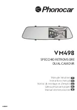 Phonocar VM498 Instruction Manual preview