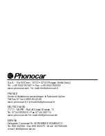 Preview for 28 page of Phonocell 6/850 Manual Instructions