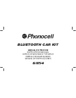 Phonocell 6/854 Instruction Manual предпросмотр