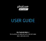 PHOTIVE SPORT PH-TWS-MICRO II User Manual preview