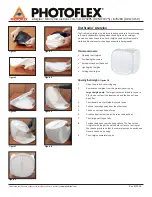 Photoflex LiteIgloo Series Instructions предпросмотр