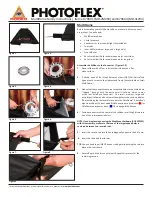 Предварительный просмотр 1 страницы Photoflex MultiDome Series Instructions