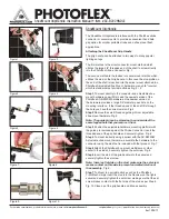 Предварительный просмотр 1 страницы Photoflex ShoeMount GripHandle Instruction Manual