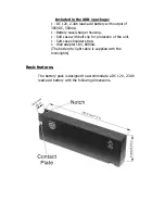 Предварительный просмотр 2 страницы Photogenic Professional Lighting AKB-1 Operational Manual