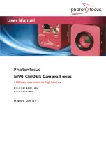 Photon Focus MV0 CMOSIS Series User Manual preview