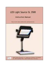 Предварительный просмотр 1 страницы Photon Systems Instruments LED Light Source SL 3500 Instruction Manual