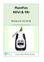 Preview for 1 page of Photon Systems Instruments PlantPen NDVI 310 Manual And User Manual