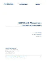 Preview for 1 page of PHOTONIS NOCTURN XS MONO User Manual