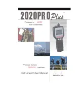 Photovac 2020PROPlus User Manual preview