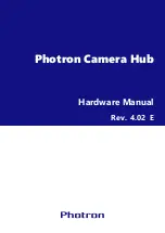 Предварительный просмотр 1 страницы Photron Camera Hub Hardware Manual