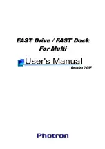 Photron FAST Dock User Manual preview