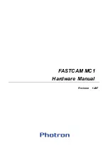 Предварительный просмотр 1 страницы Photron Fastcam MC1 Hardware Manual