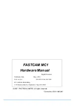 Предварительный просмотр 141 страницы Photron Fastcam MC1 Hardware Manual