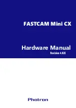 Photron FASTCAM Mini CX Series Hardware Manual preview