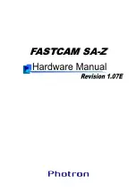 Preview for 1 page of Photron FASTCAM SA-Z Hardware Manual