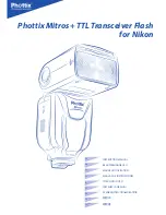 Phottix Mitros Instruction Manual preview