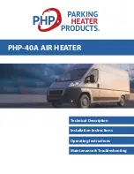 PHP PHP-40A Technical Description, Installation Instructions, Operating Instructions, Maintenance & Troubleshoot preview