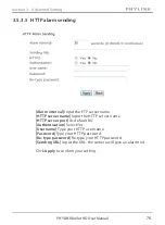 Предварительный просмотр 76 страницы Phylink Bullet HD User Manual