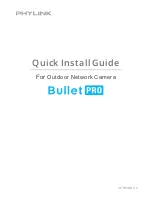 Preview for 1 page of Phylink Bullet Pro PLC-336PW Quick Install Manual