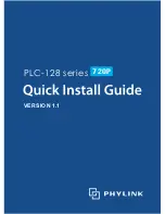 Preview for 1 page of Phylink PLC-128 Series Quick Install Manual