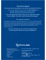 Preview for 32 page of Phylink PLC-213W Quick Install Manual