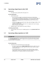 Preview for 24 page of Physik Instrumente E-625.C0 User Manual