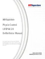 Preview for 1 page of Physio Control LIFEPAK 20 Manual