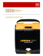 Physio Control LIFEPAK CR PLus Operating Instructions preview